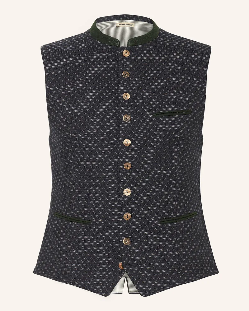 Gottseidank Trachtenweste KONSTANTIN Dunkelblau