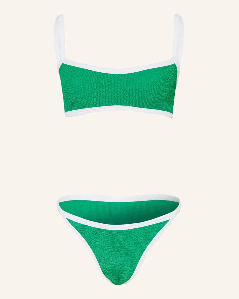 Hunza G Bustier-Bikini Tyler gruen Grün