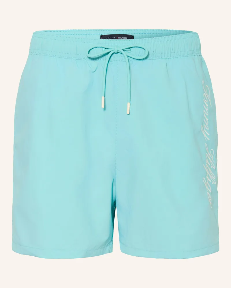 Tommy Hilfiger Badeshorts blau Türkis