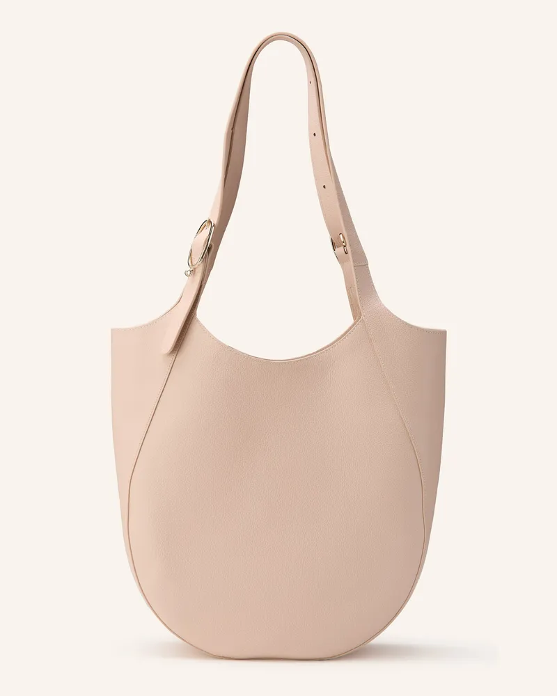 Longchamp Beuteltasche Le Foulonné Xl beige Creme