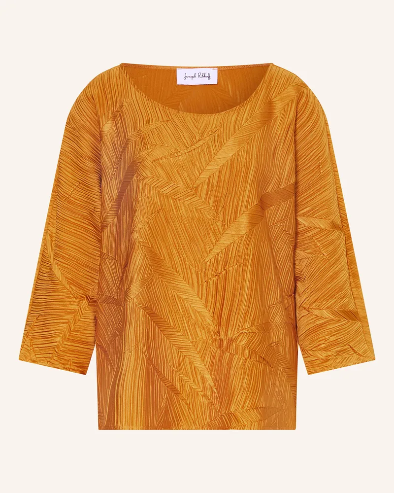 Joseph Ribkoff Blusenshirt aus Satin mit 3/4-Arm Dunkelgelb