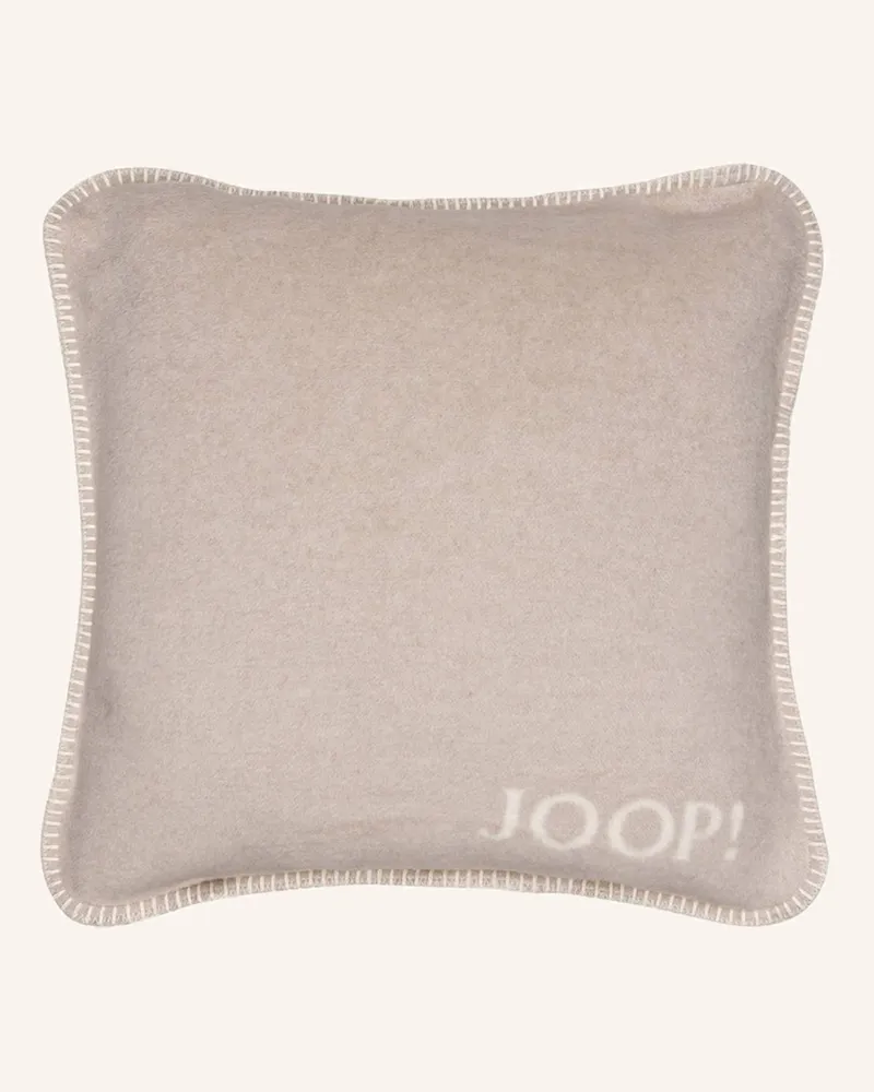 JOOP! Dekokissenhülle Uni Doubleface grau Sand