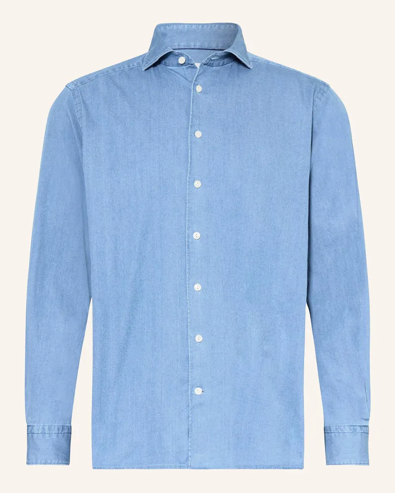 Eton Jeanshemd Slim Fit Blau