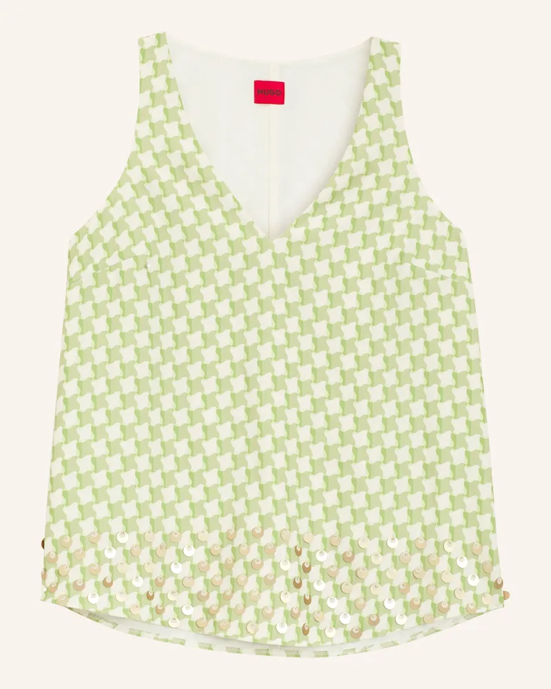 HUGO BOSS Blusentop Camaje gruen Oliv