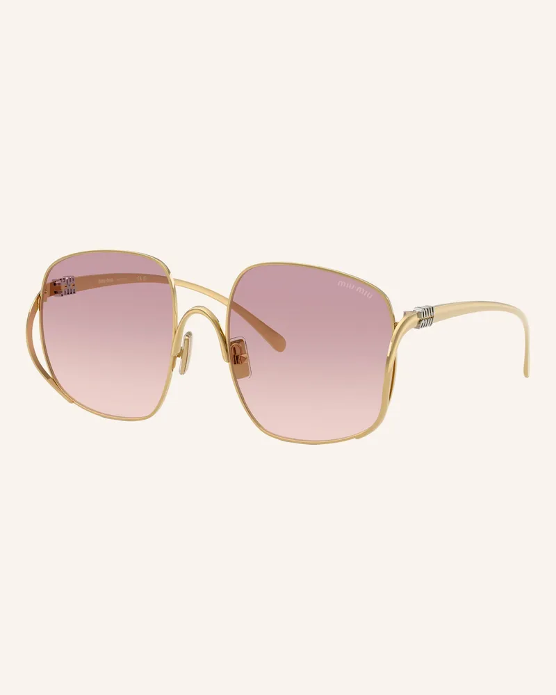 Miu Miu Sonnenbrille Mu a57s gold Gold