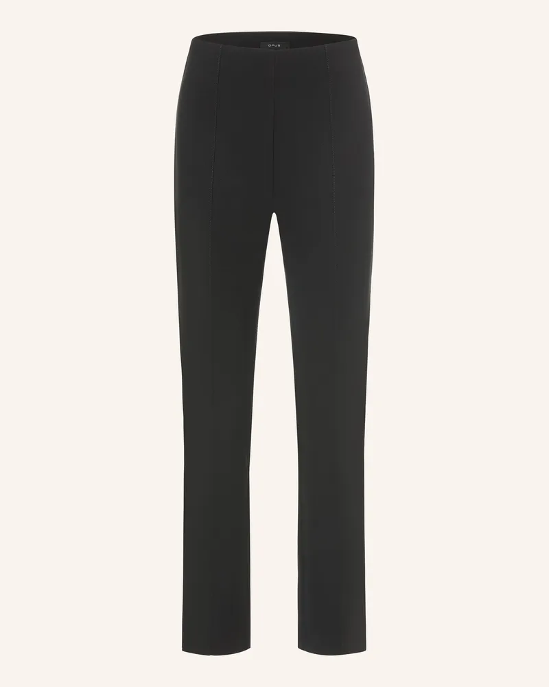 OPUS Marlenehose Elvina schwarz Schwarz