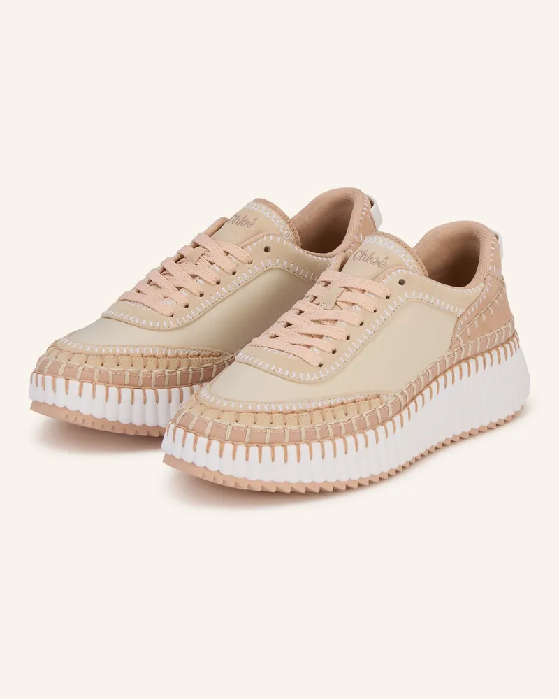 Chloé Sneaker Nama beige 01i