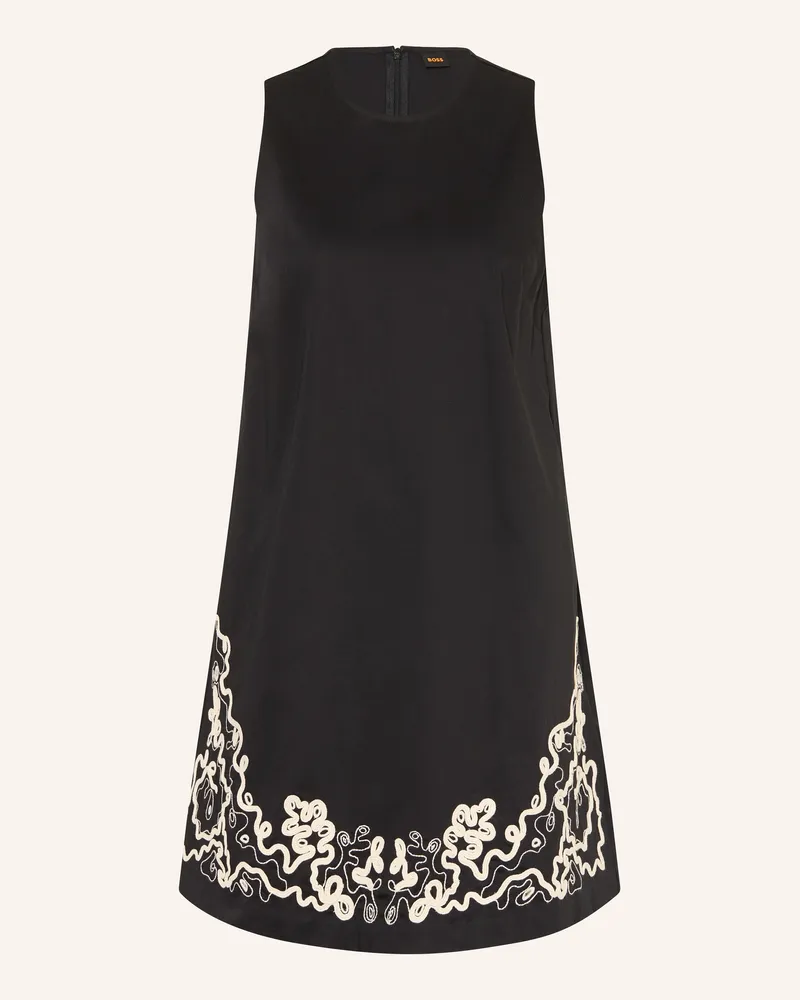 HUGO BOSS Kleid Dembrolai schwarz Schwarz
