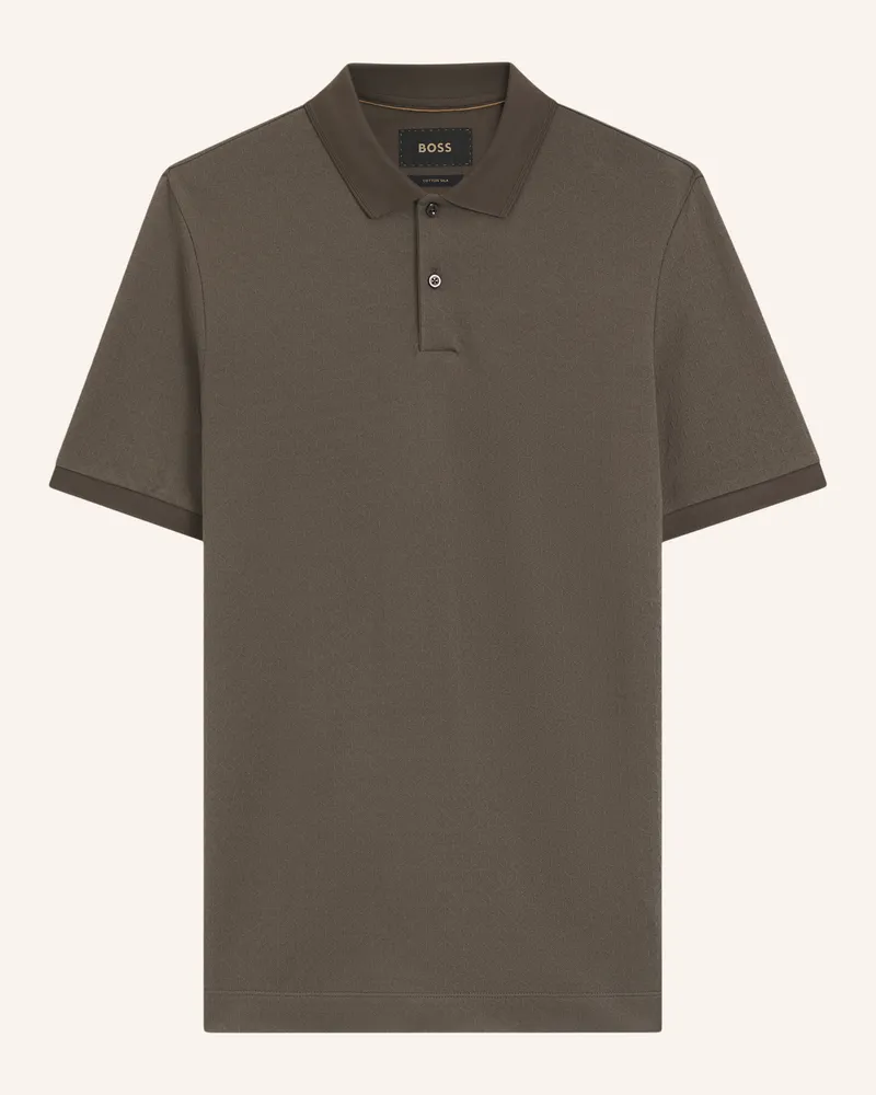 HUGO BOSS Poloshirt L-Perry 141 Regular Fit braun Braun