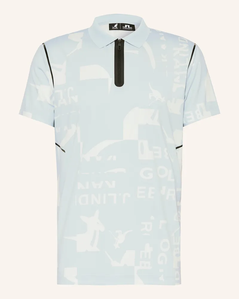 J.Lindeberg Funktions-Poloshirt Hellblau