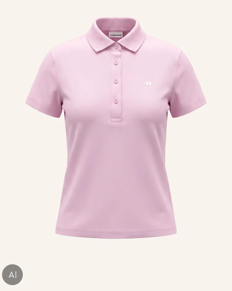 J.Lindeberg Funktions-Poloshirt pink Pink