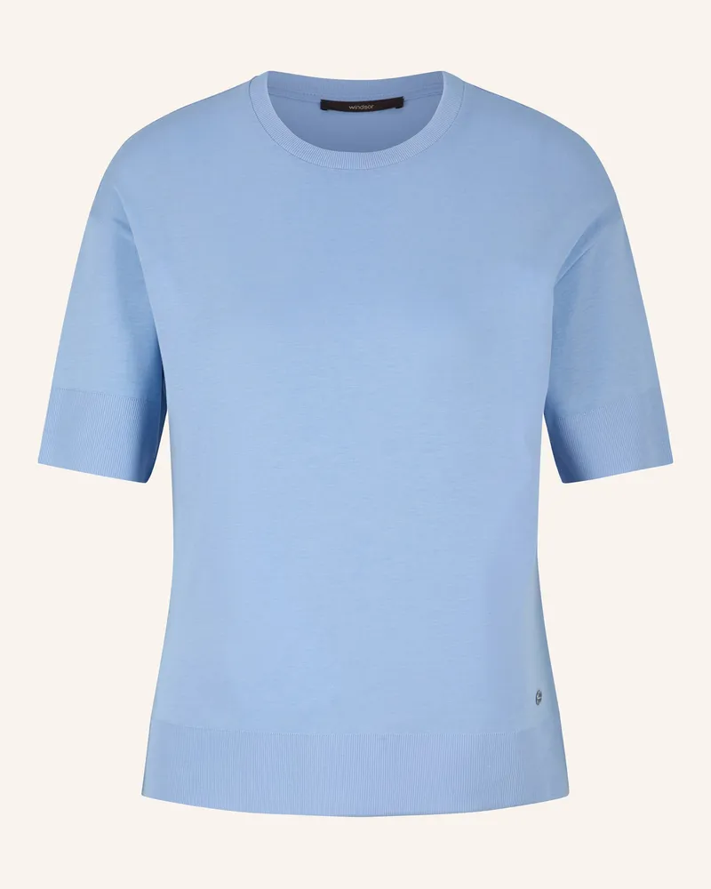windsor. T-Shirt Hellblau