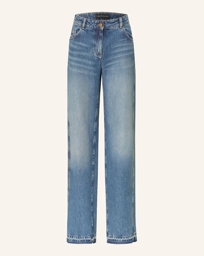 Luisa Cerano Straight Jeans weiss 254