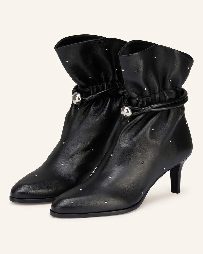 Isabel Marant Stiefeletten FORLA mit Nieten Schwarz
