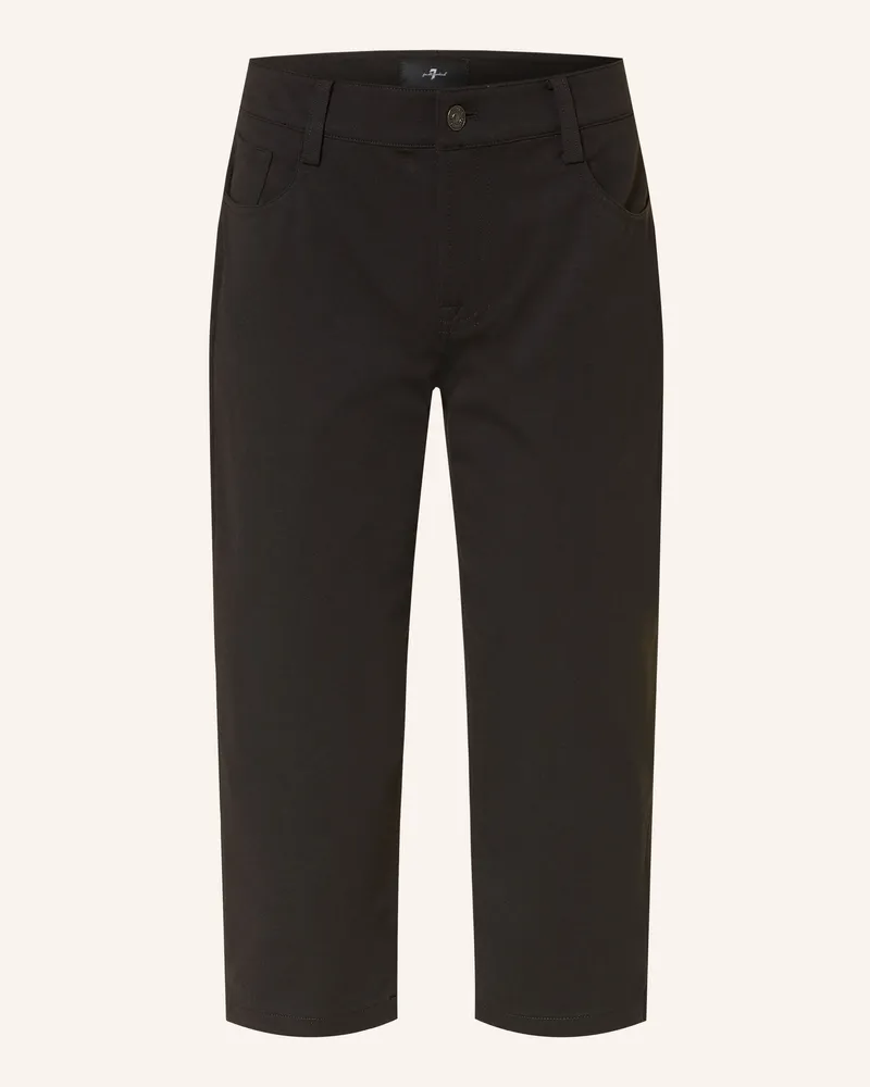 7 for all mankind 3/4-Hose schwarz Schwarz
