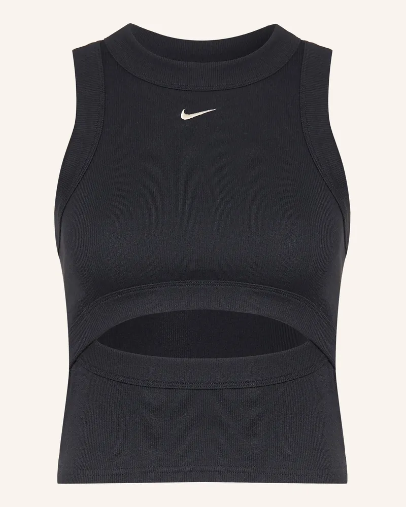 Nike Top Chill Knit schwarz Schwarz