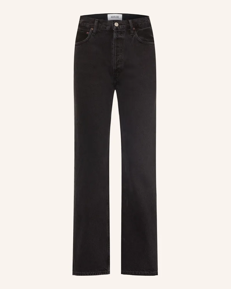 AGOLDE Straight Jeans 90's Pinch Waist schwarz Vnta