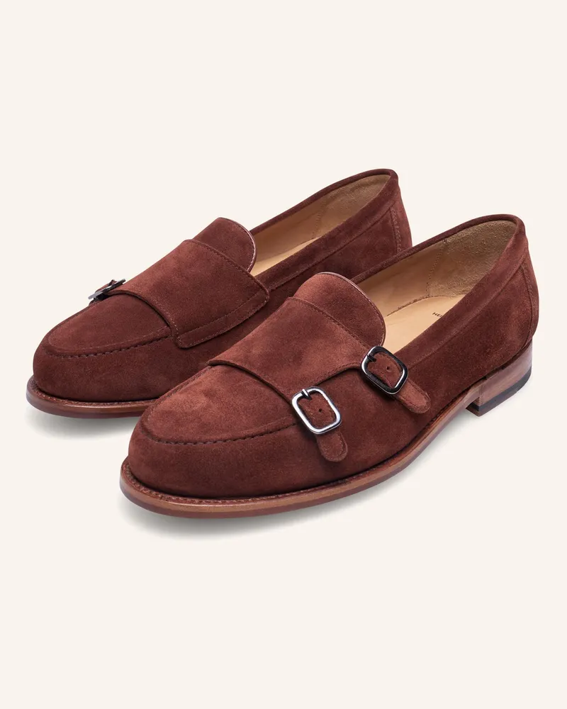 Heinrich Dinkelacker Loafer Wien Double Monk V braun Braun