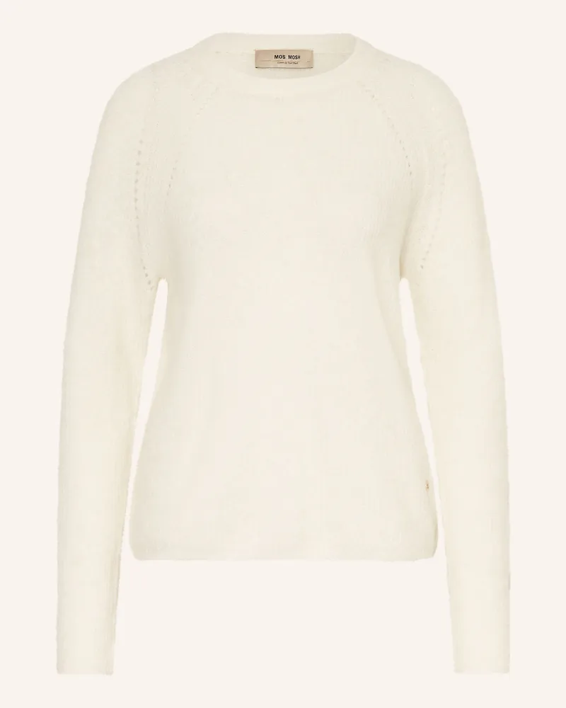 Mos Mosh Pullover MMTAMMY THORA mit Alapka und Cashmere Ecru