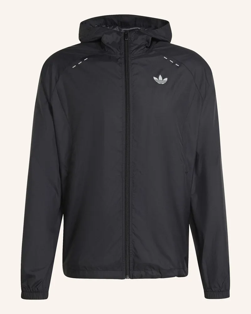 adidas TECH TREFOIL ESSENTIALS WINDBREAKER Schwarz