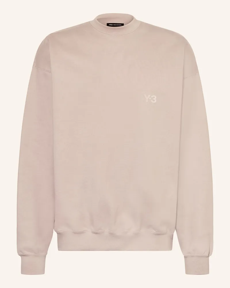 Y-3 Sweatshirt beige Hellbraun