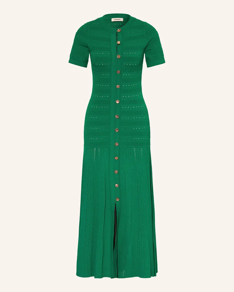 Sandro Strickkleid gruen Grün