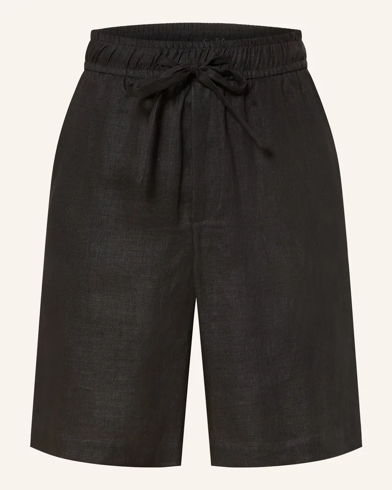 van Laack Leinenshorts VL-HELEAS-BR Schwarz