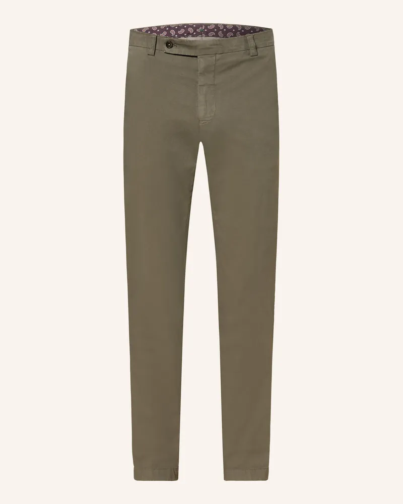Berwich Chino Morello Slim Fit gruen Oliv