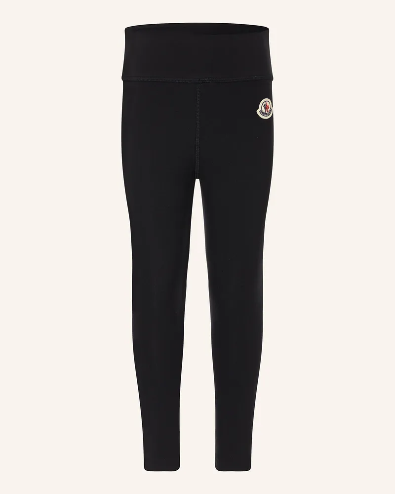 Moncler Leggings schwarz Schwarz
