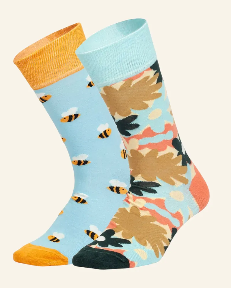 DillySocks Socken BEE PARTY Schwarz