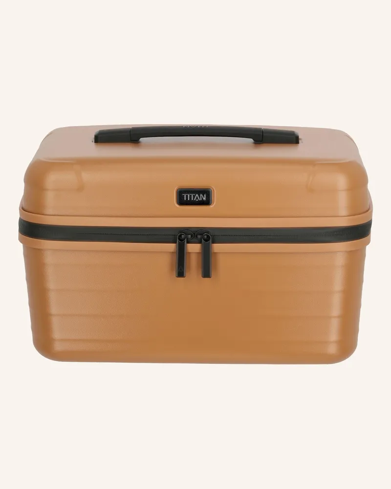 Titan Beautycase Upgrade orange Cognac