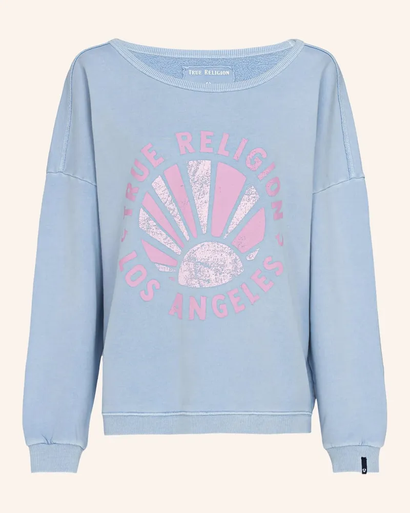 True Religion Sweatshirt MALIBU Blau