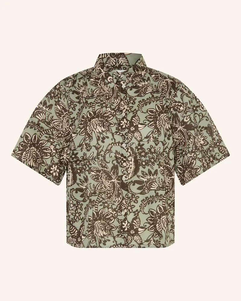 Marc O'Polo Hemdbluse gruen Grün