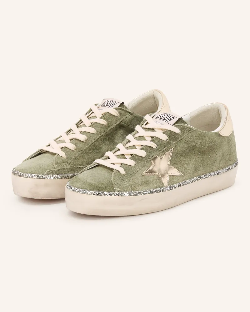 Golden Goose Sneaker Hi Star gruen Khaki