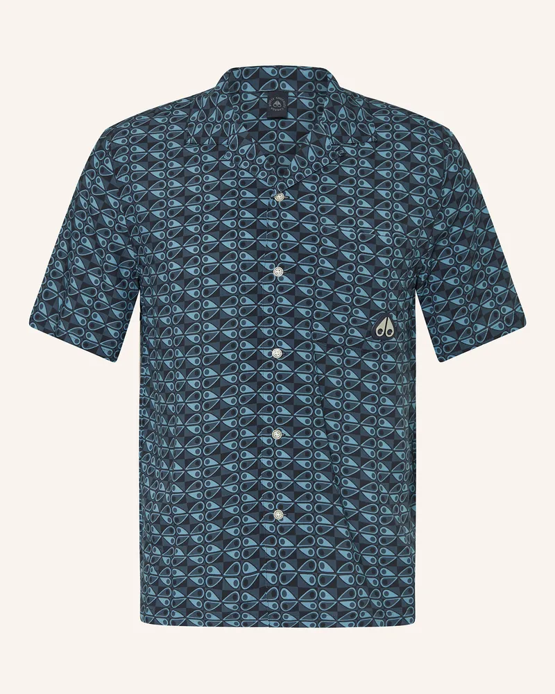 Moose Knuckles Resorthemd THE BAY Regular Fit Blau