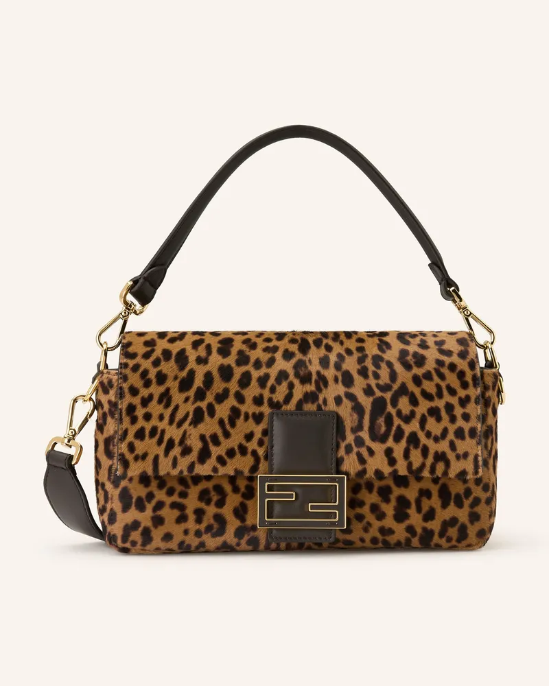Fendi Handtasche Baguette braun Hellbraun