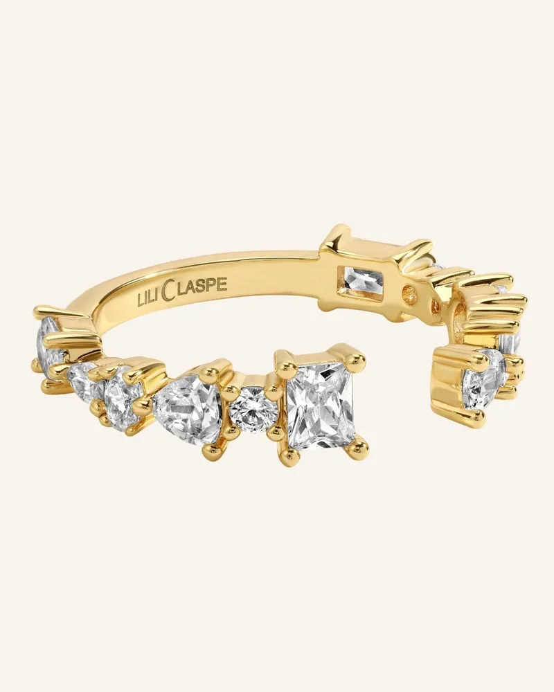 Lili Claspe Ringe Mavis Cuff Ring By Glambou gold Gold