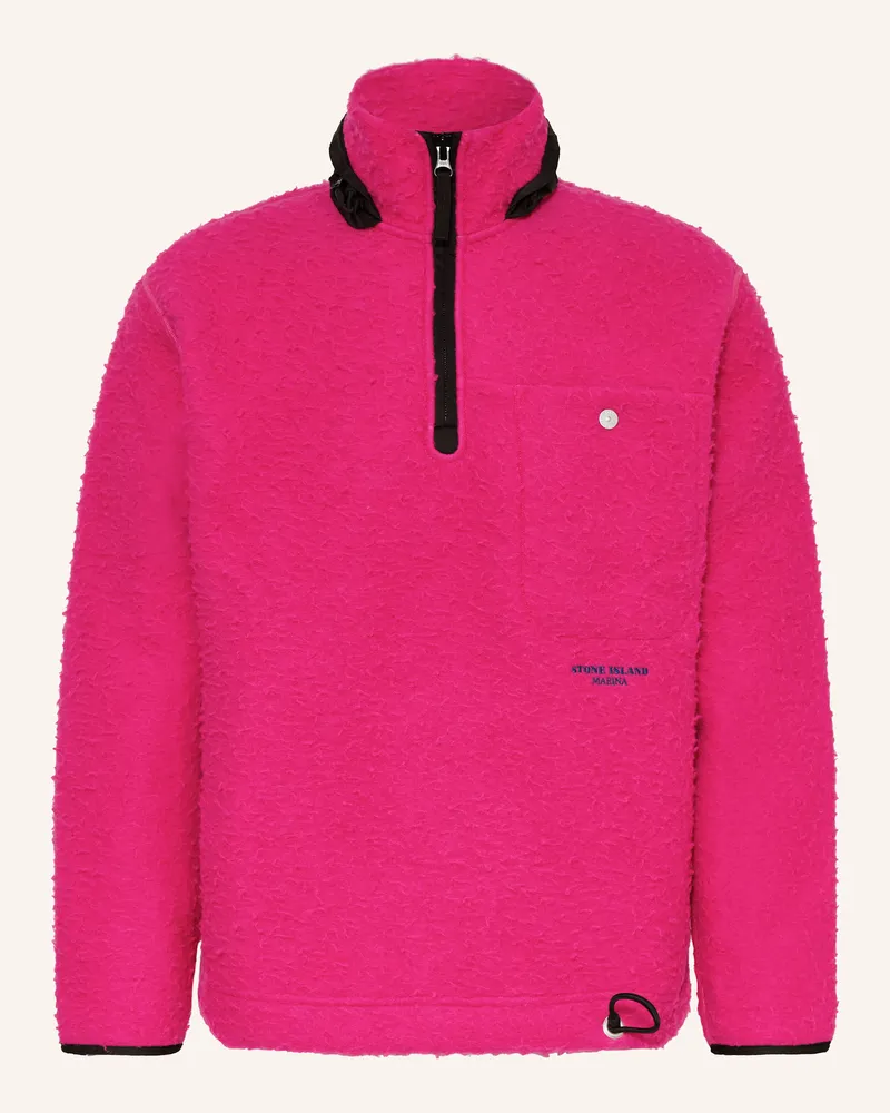 Stone Island Fleecejacke pink Fuchsia