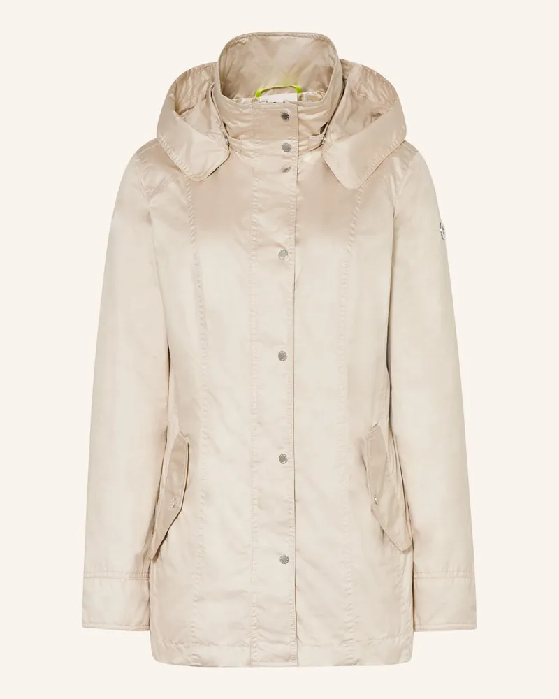 Fuchs Schmitt Fieldjacket mit abnehmbarer Kapuze Beige