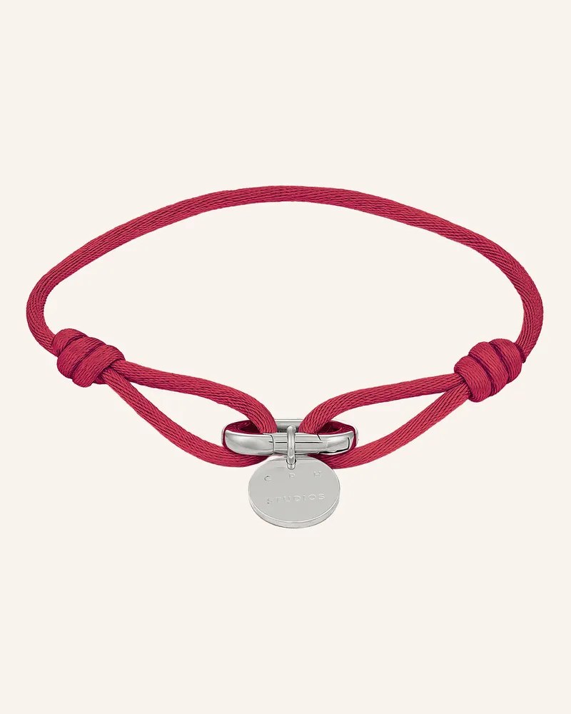 Copenhagen Armband  Aus  Edelstahl rot Dunkelrot