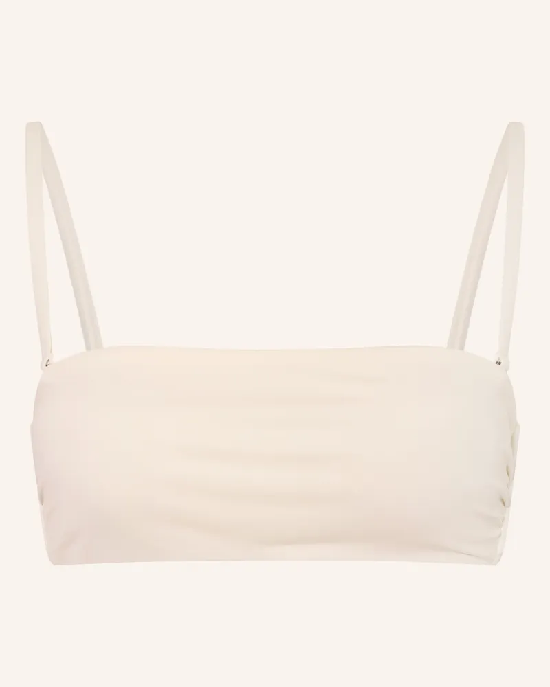 Calvin Klein Bandeau-Bikini-Top weiss Creme