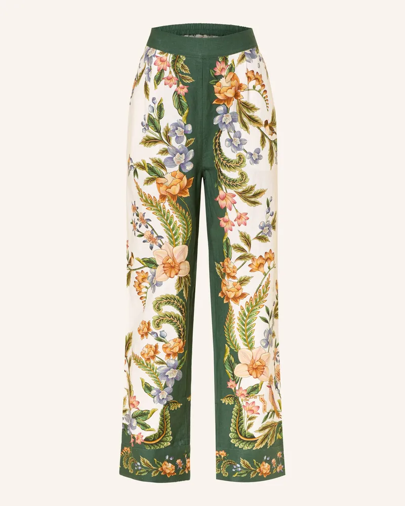 FARM Rio Marlenehose Nature Sand Mit Leinen beige Ecru