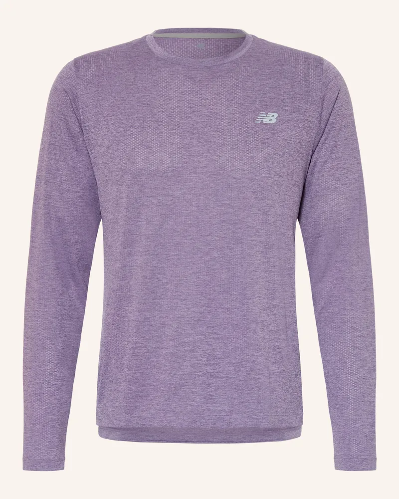 New Balance Laufshirt Athletics lila Lila