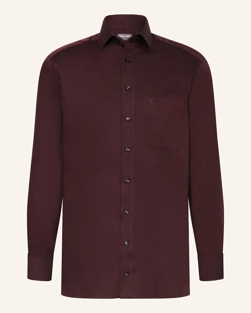Olymp Hemd Luxor Comfort Fit rot Dunkelrot