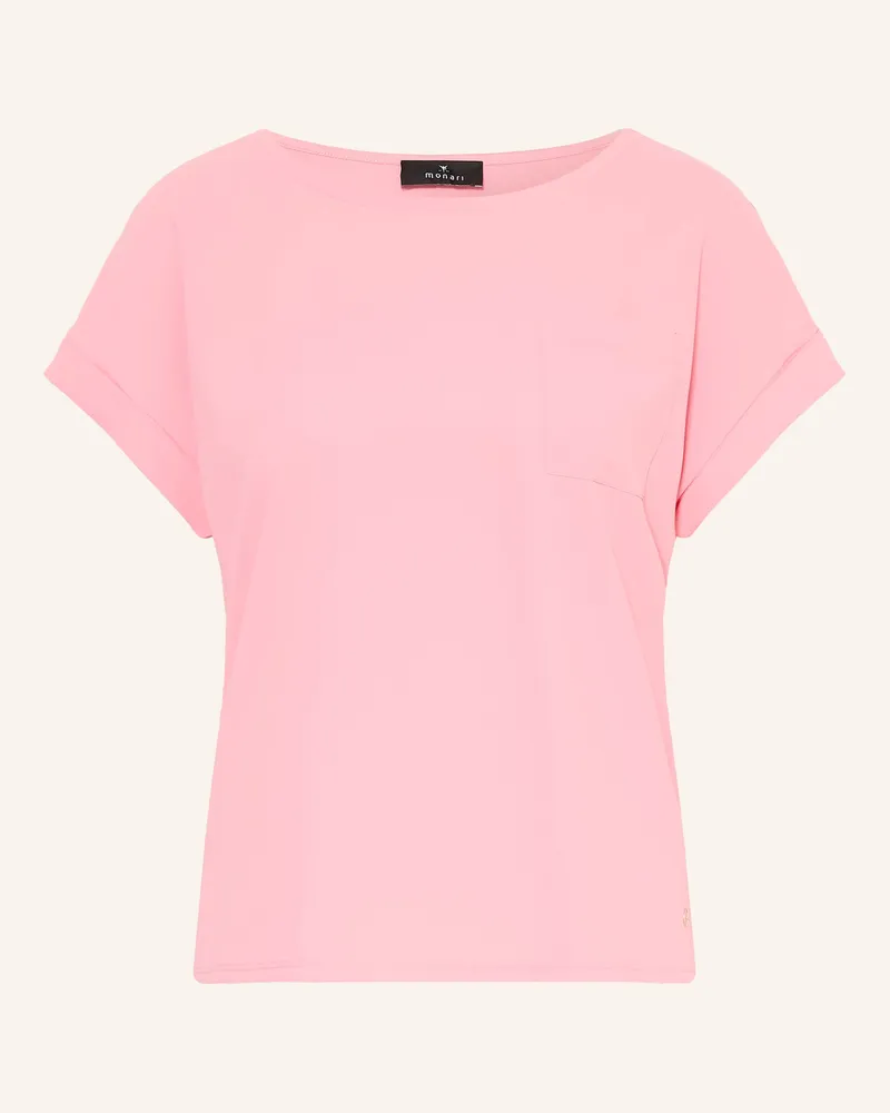 monari Blusenshirt im Materialmix Rosa