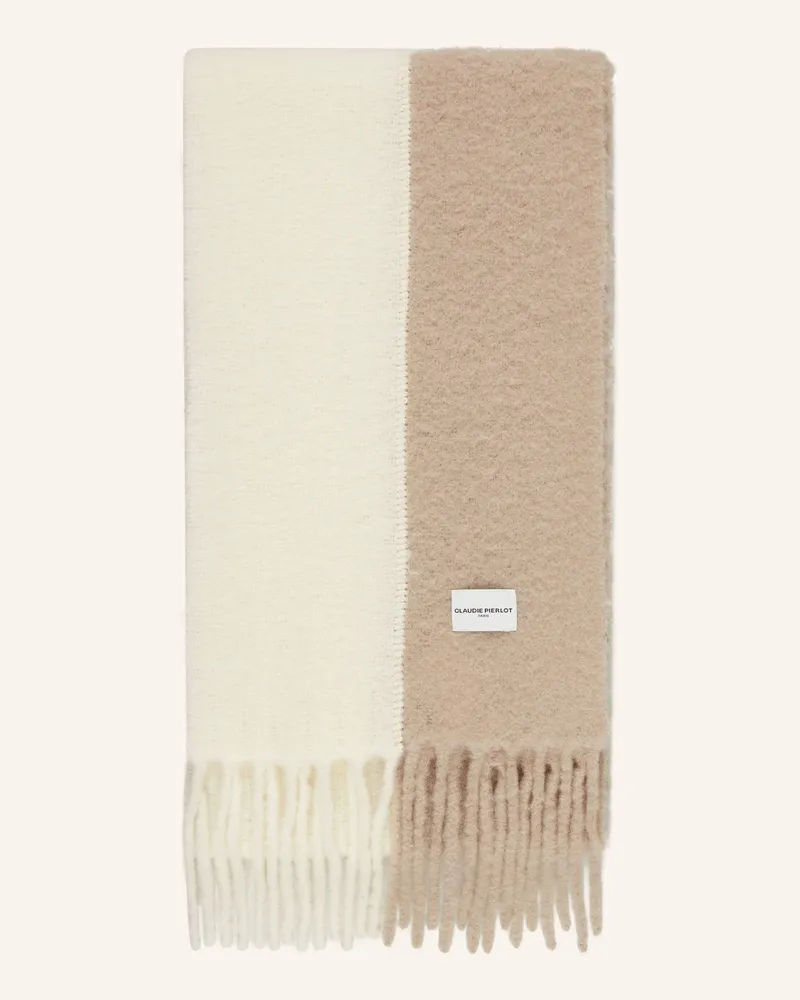 Claudie Pierlot Schal mit Alpaka Creme