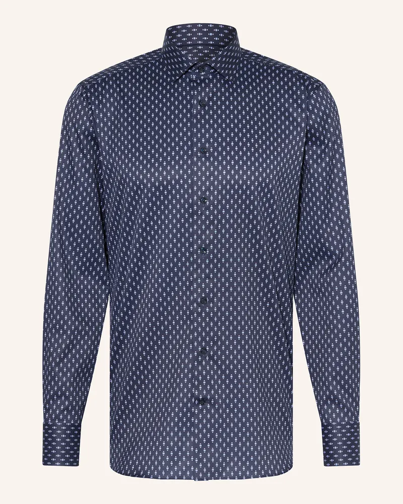 Olymp Hemd Tailored Fit blau Dunkelblau