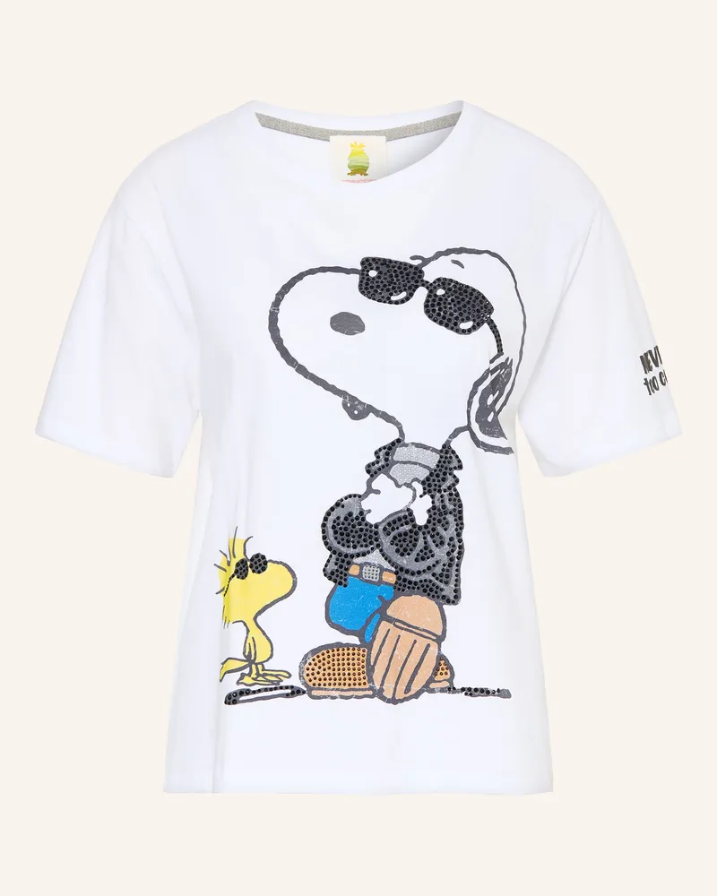Princess goes Hollywood T-Shirt Mit Schmucksteinen weiss Weiss