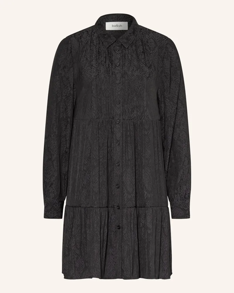ba&sh Hemdblusenkleid ROSYNA Schwarz