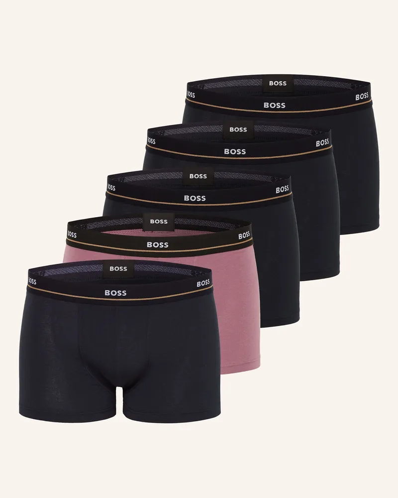 HUGO BOSS 5er-Pack Boxershorts ESSENTIAL Schwarz